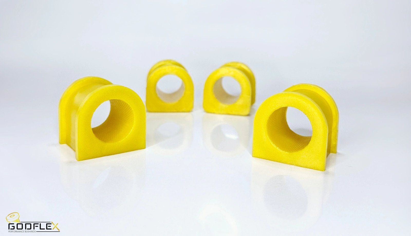 Godflex 23mm Front & 21mm Rear Anti Roll Bar Bushes for MITSUBISHI LANCER EVO 4,5,6 IV V VI 96-01