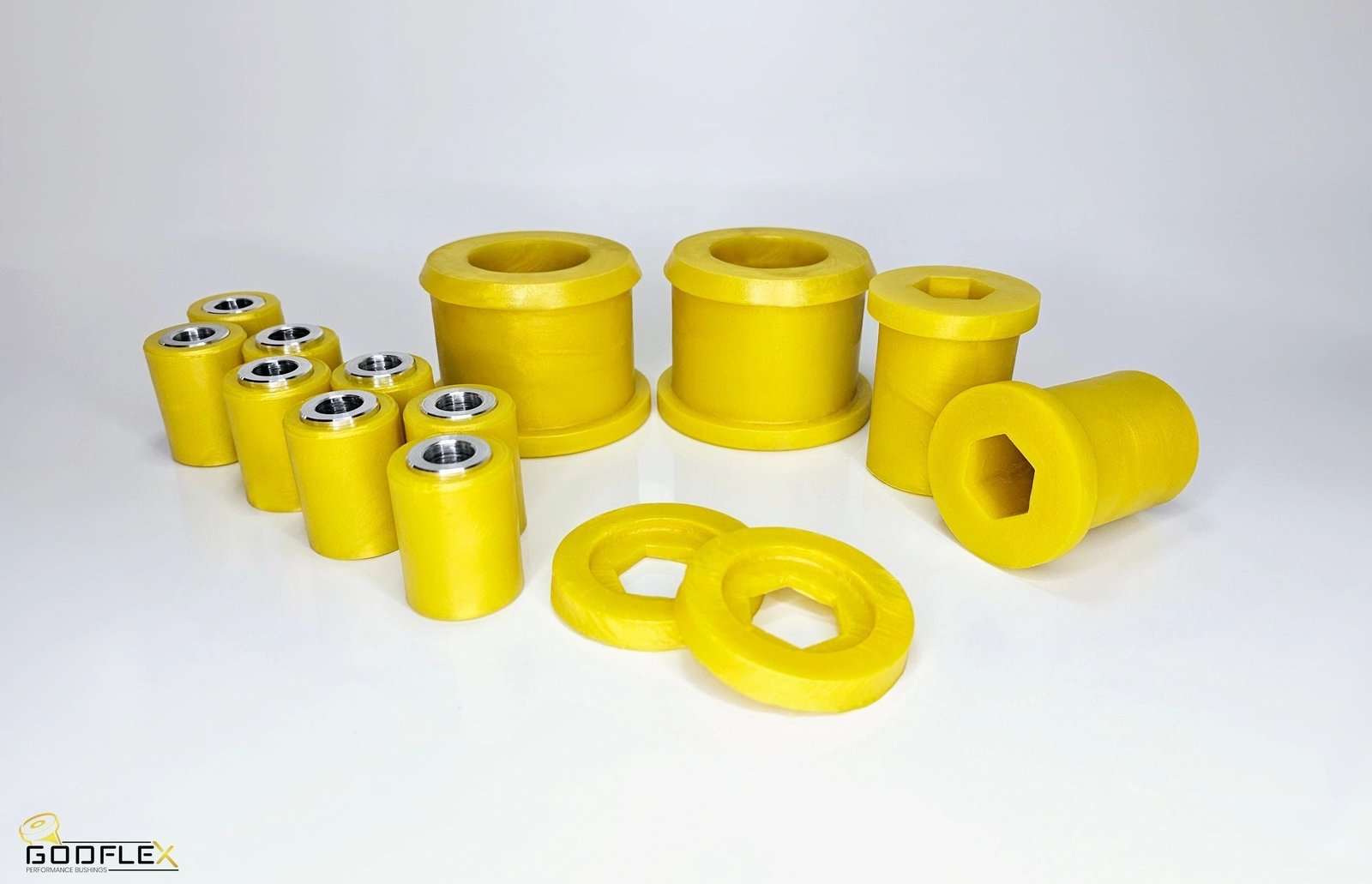 Godflex Front & Rear Suspension Arm Bushes for MINI COOPER S R53 01-06