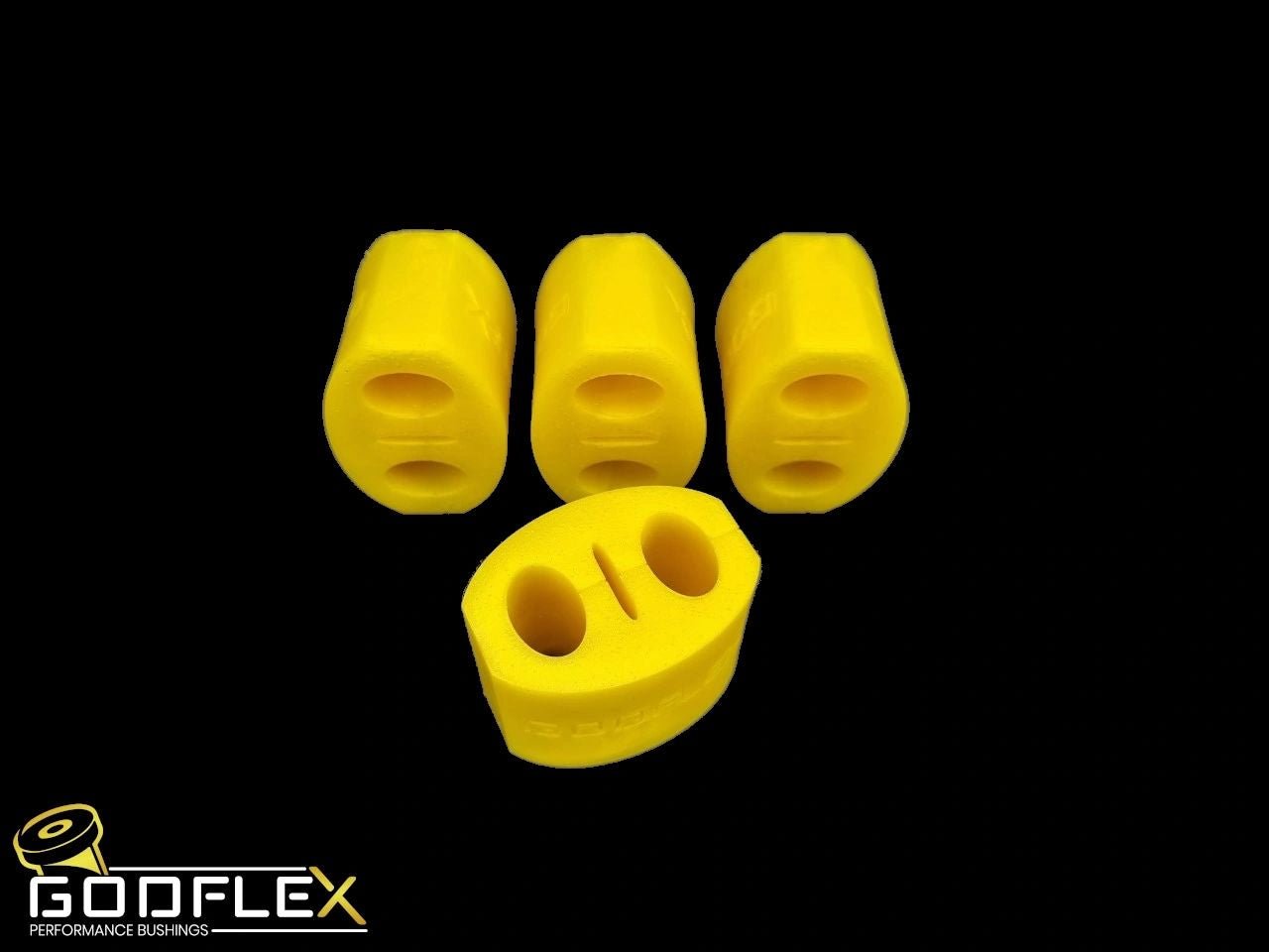Godflex Exhaust Hanger Bushes Inc VXR Uprated Rigid Poly for VAUXHALL ASTRA H 04-10 - Image 2