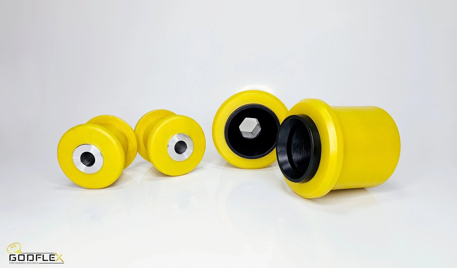 Godflex Front Wishbone Suspension Arm Bushes for VW CADDY MK3 2004-06/2010