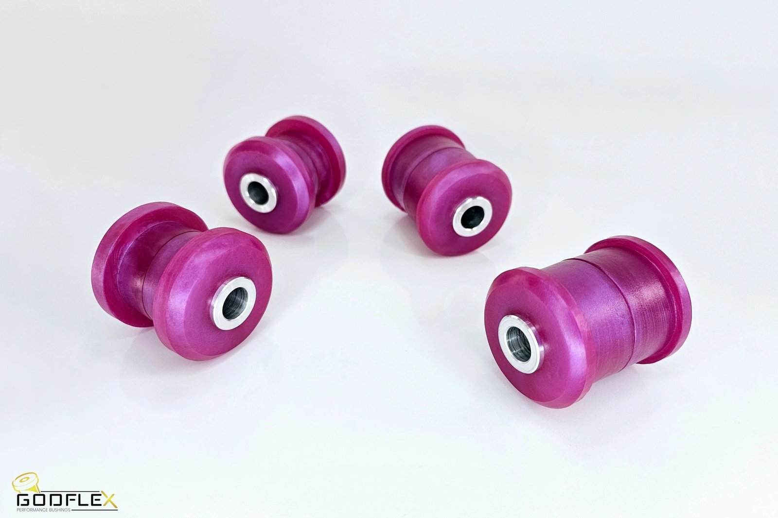 Godflex Rear Lower Spring Mount Suspension Arm Bushes for VW SCIROCCO MK3 08-17