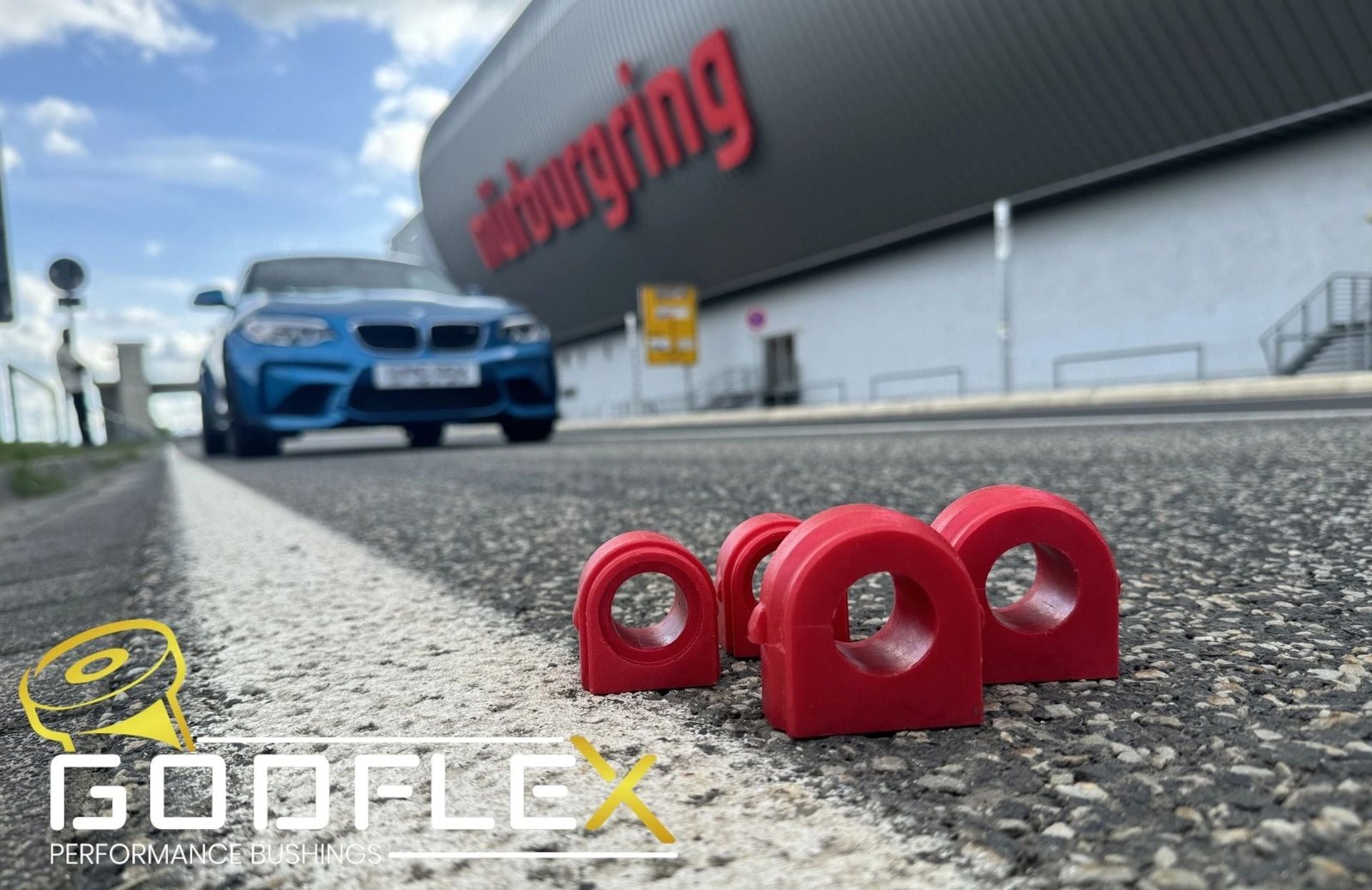 Godflex Front & Rear Anti-Roll Bar Bushes 28/25mm for BMW M2 F87 16-20 - Image 3