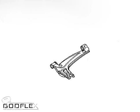 Godflex Front Lower Suspension Arm Bushes for MAZDA MX5 MK2 NB 98-05 - Image 4