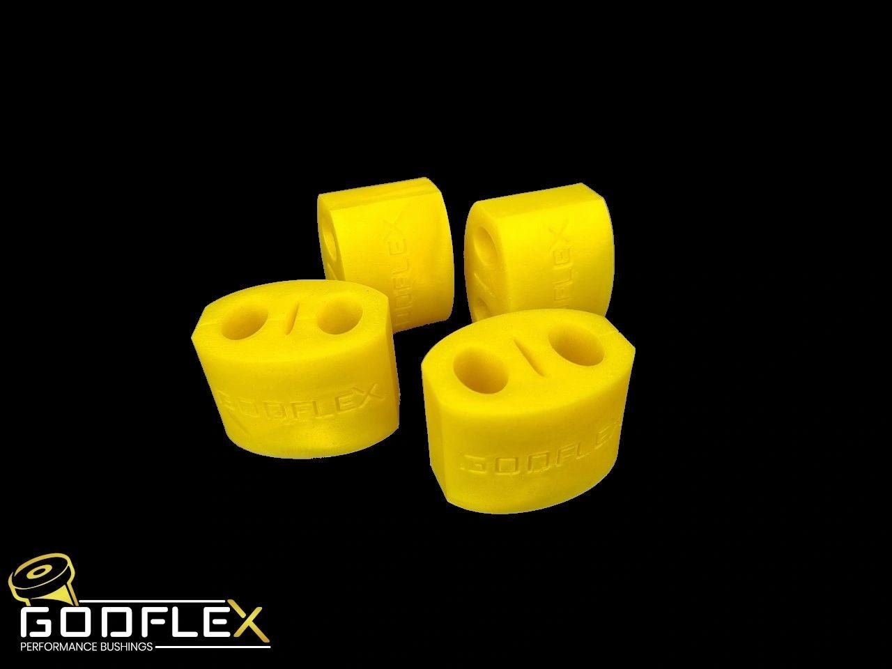 Godflex Exhaust Hanger Bushes Inc VXR Uprated Rigid Poly for VAUXHALL ASTRA H 04-10 - Image 3